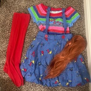Like New! Adult Women Chucky Good Guys Skirt Costume